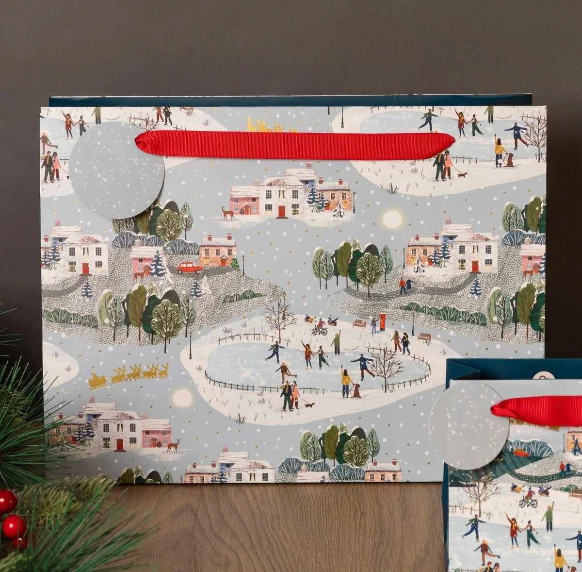 Christmas Village Gift Bag