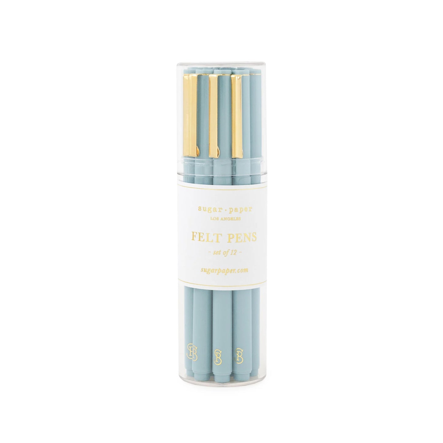 Blue Felt Pen Set x 12