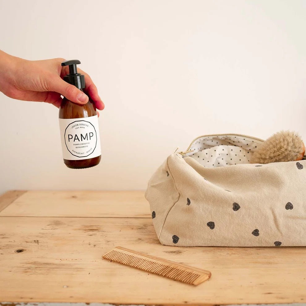 Vic Bag Heart Print Sand