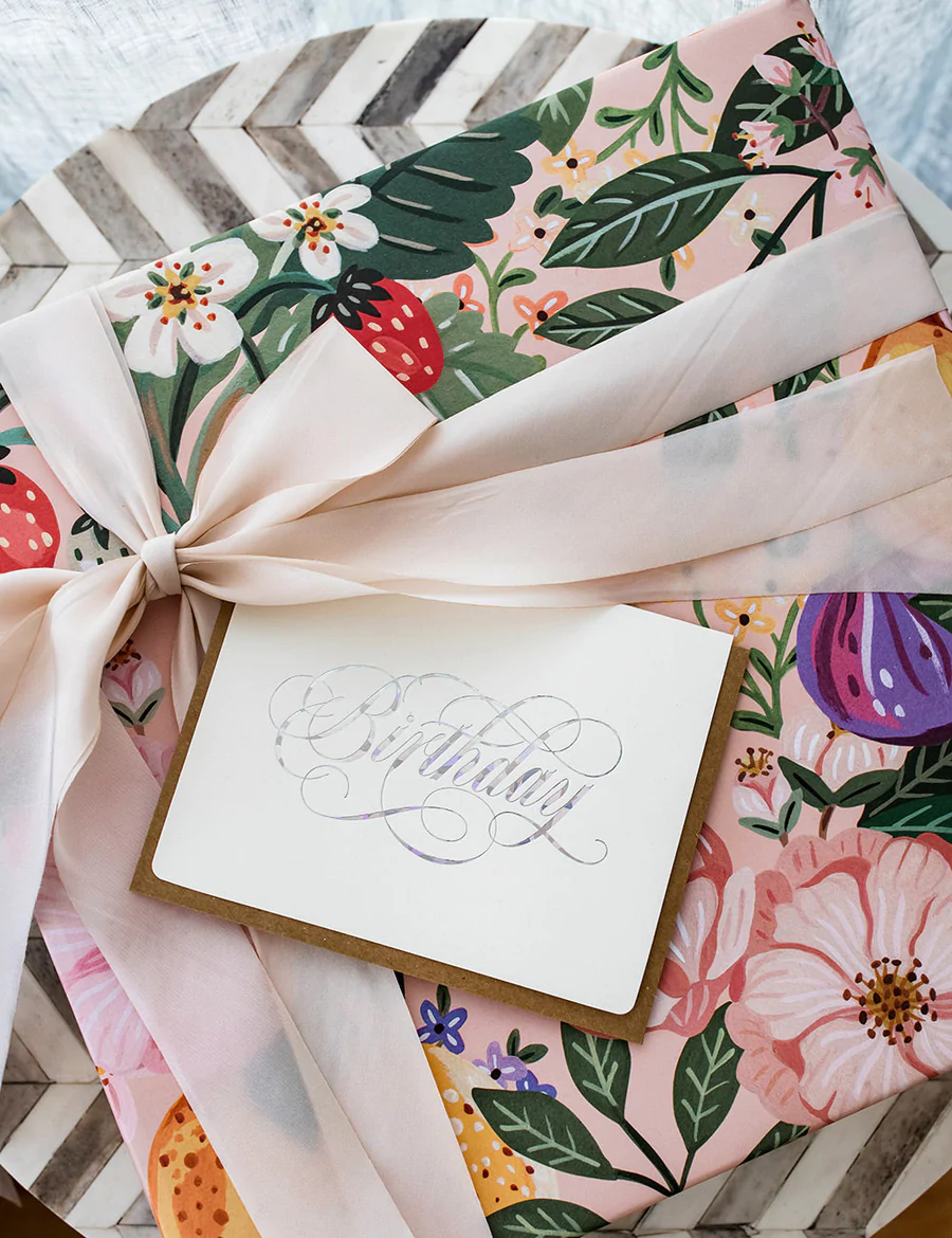 Summer Fruits / Around the World 2pcs Gift Wrap