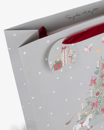 Cosy Christmas Tree Gift Bag