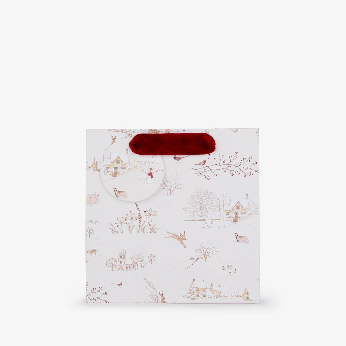 Snowy Village Gift Bag, Small