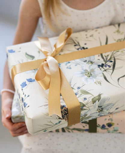 Gift Wrap Roll 3M - A Christmas Garden (cream)