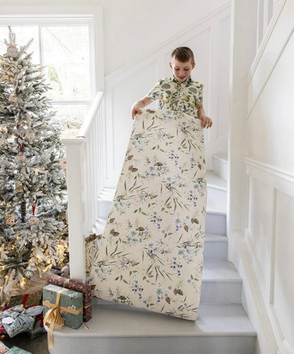 Gift Wrap Roll 3M - A Christmas Garden (cream)