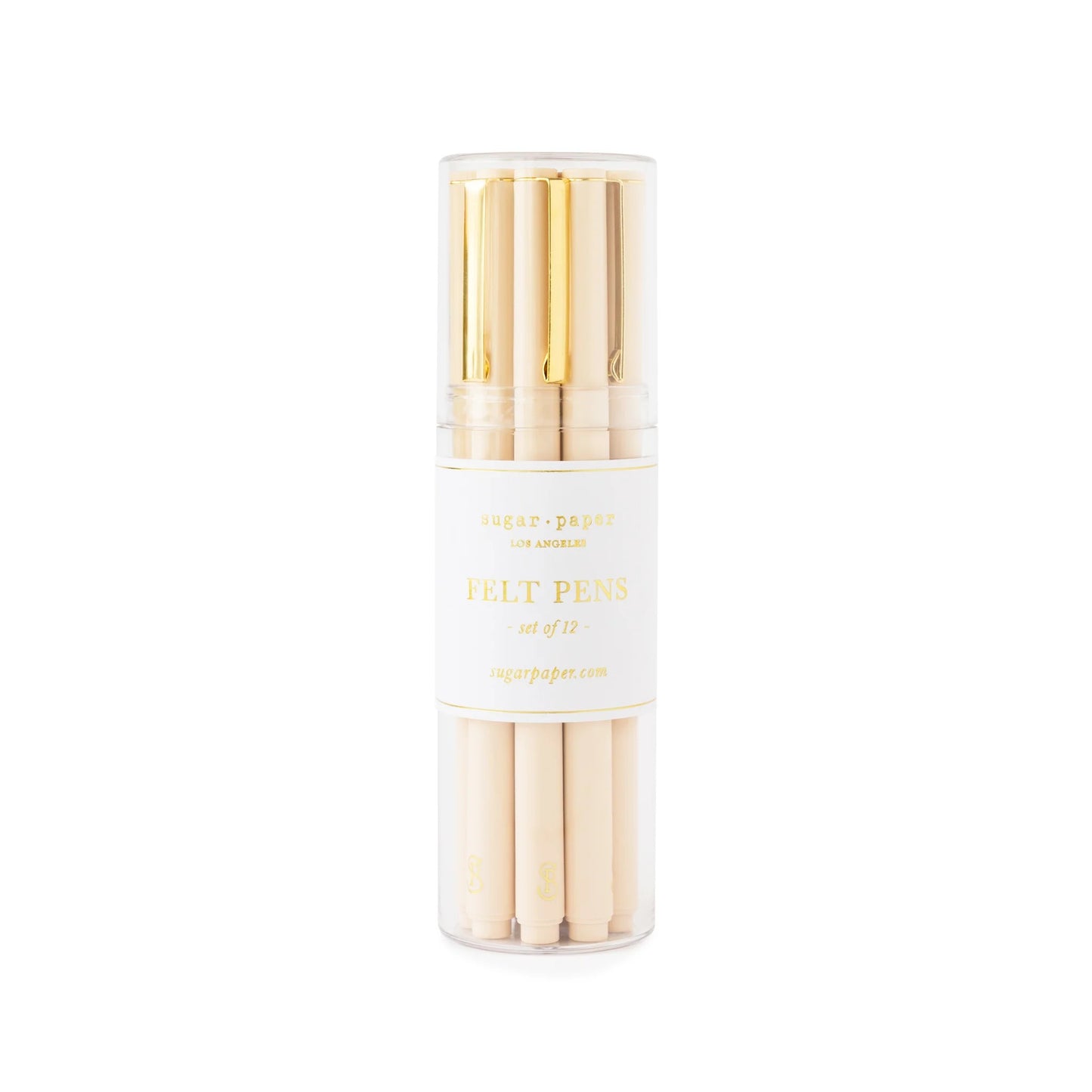 Pale Pink Felt Pen Set x 12
