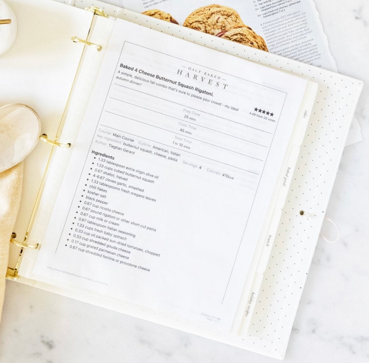 Recipe Binder