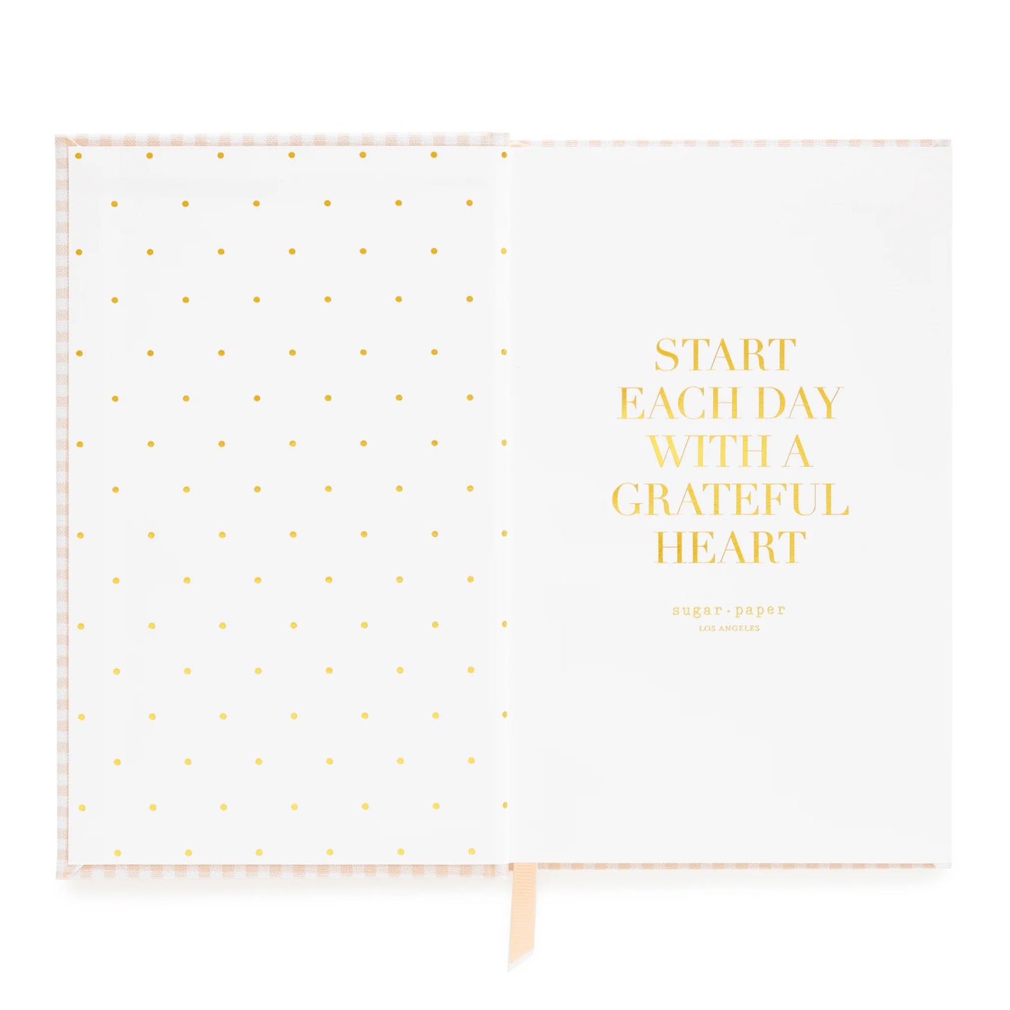 2026 Pink Gingham Small Bound Agenda