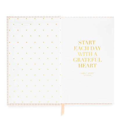 2026 Pink Gingham Small Bound Agenda