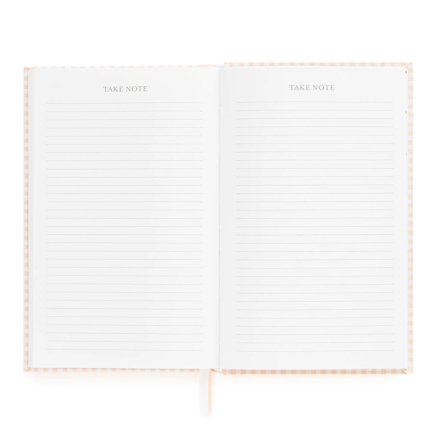 2026 Pink Gingham Small Bound Agenda