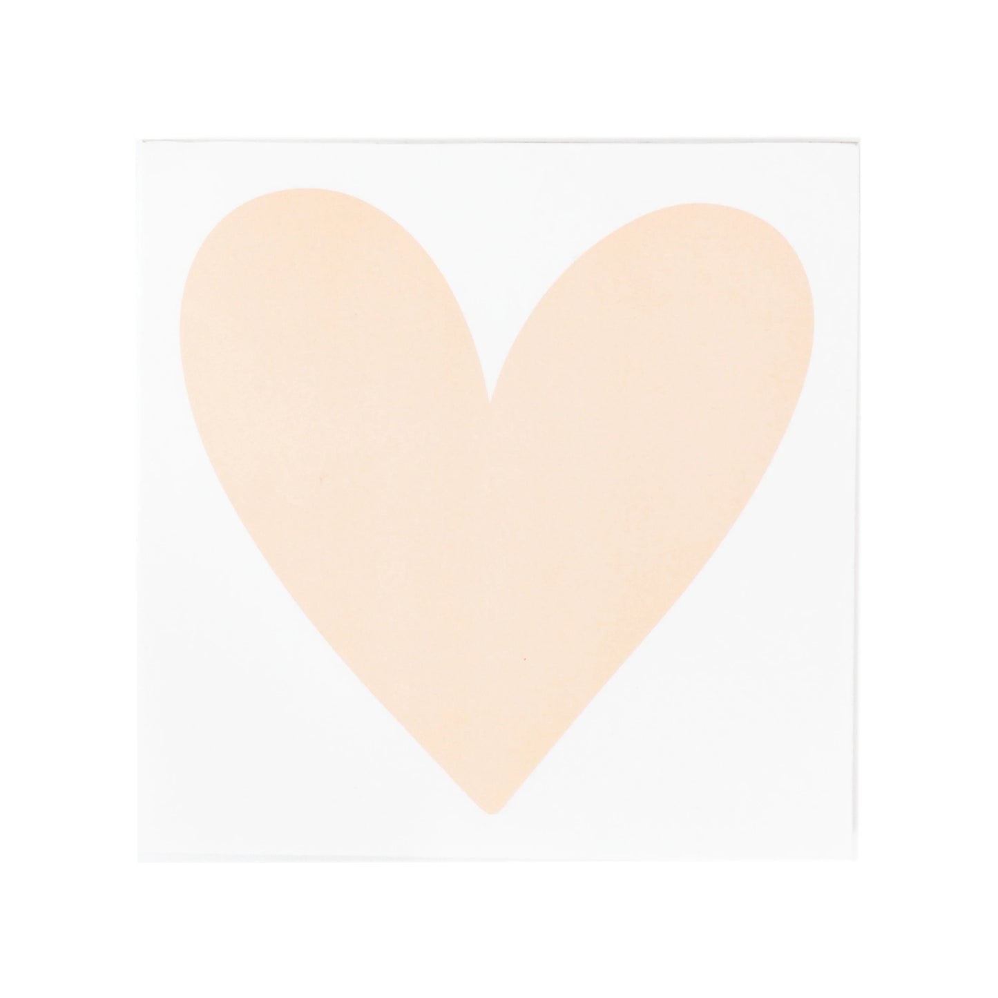 Heart Desk Notepad