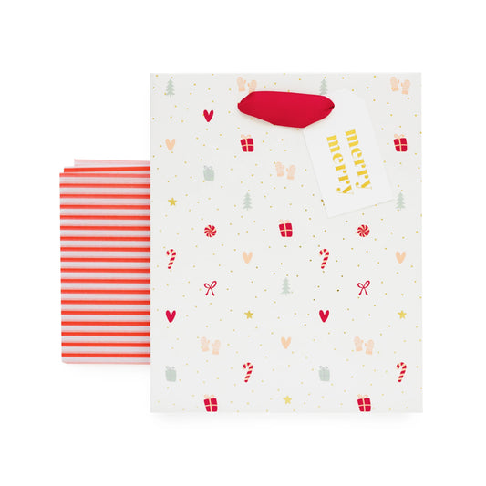 Santa's Workshop Gift Bag Set