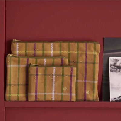 Scotty Pouch Marron 14 X 19