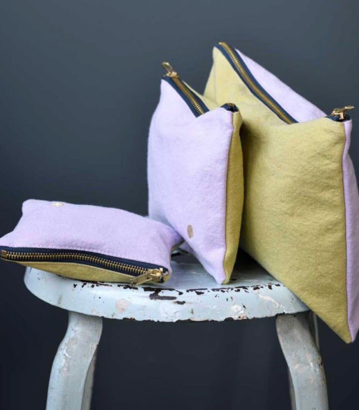 Tricolo Pouch Lilas - Large