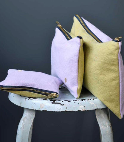 Tricolo Pouch Lilas - Large