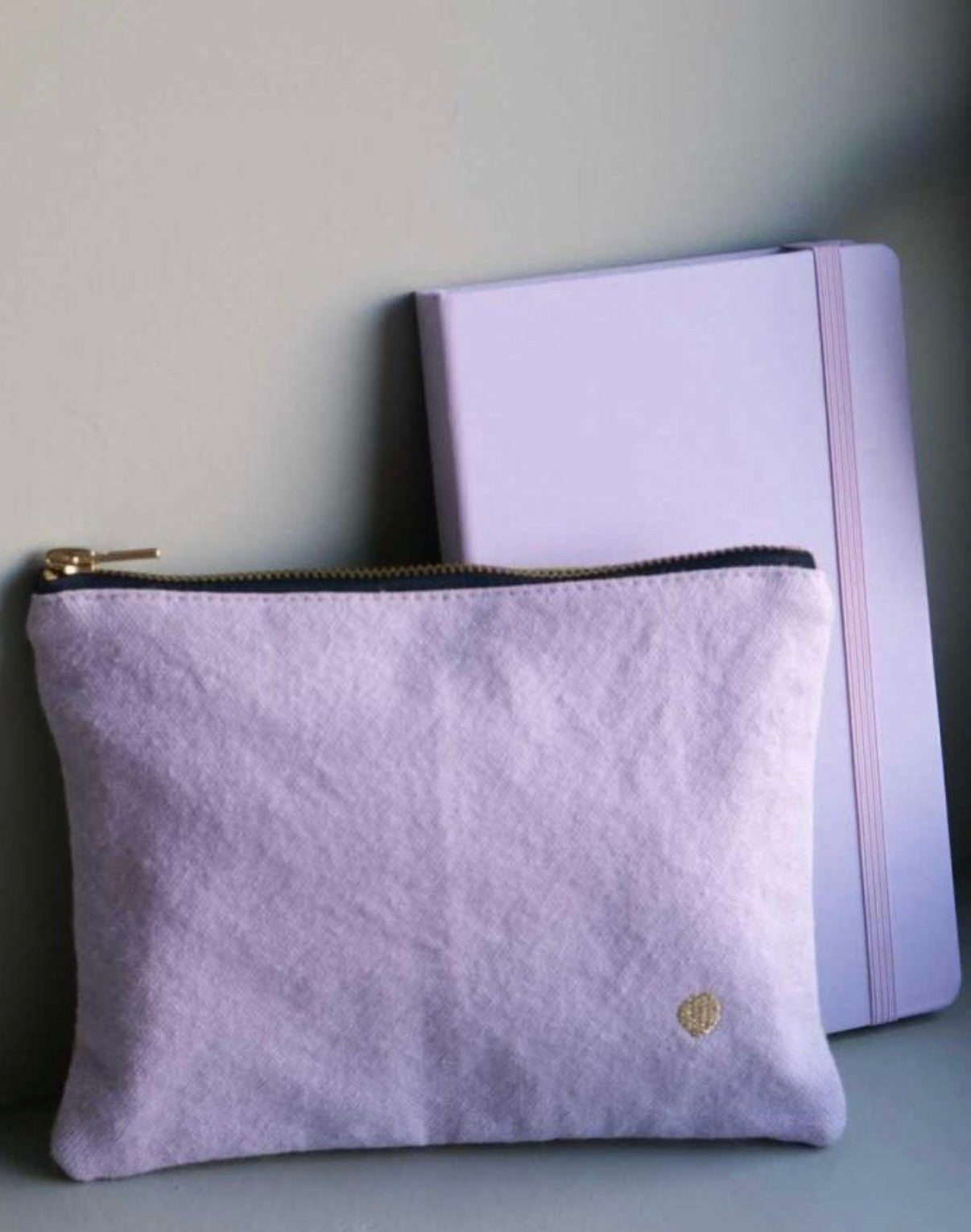 Tricolo Pouch Lilas 14 X 19