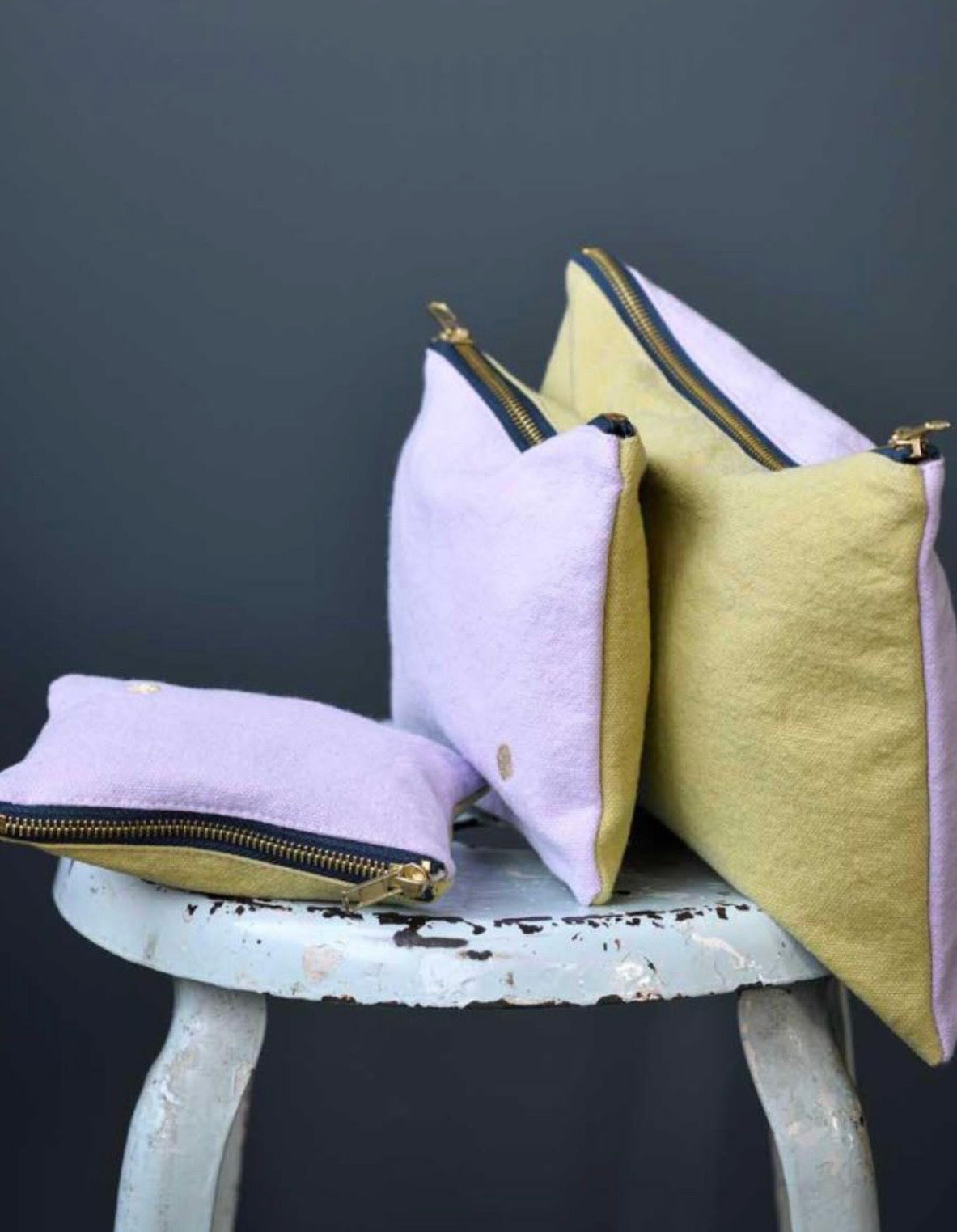 Tricolo Pouch Lilas - Small