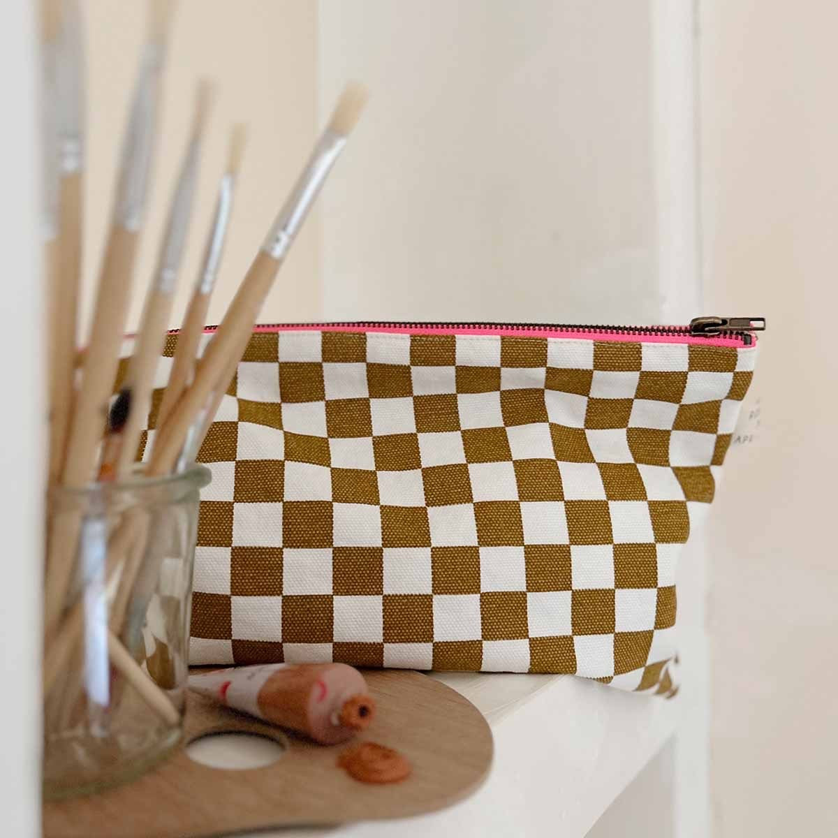 Lili Pouch Print New Check