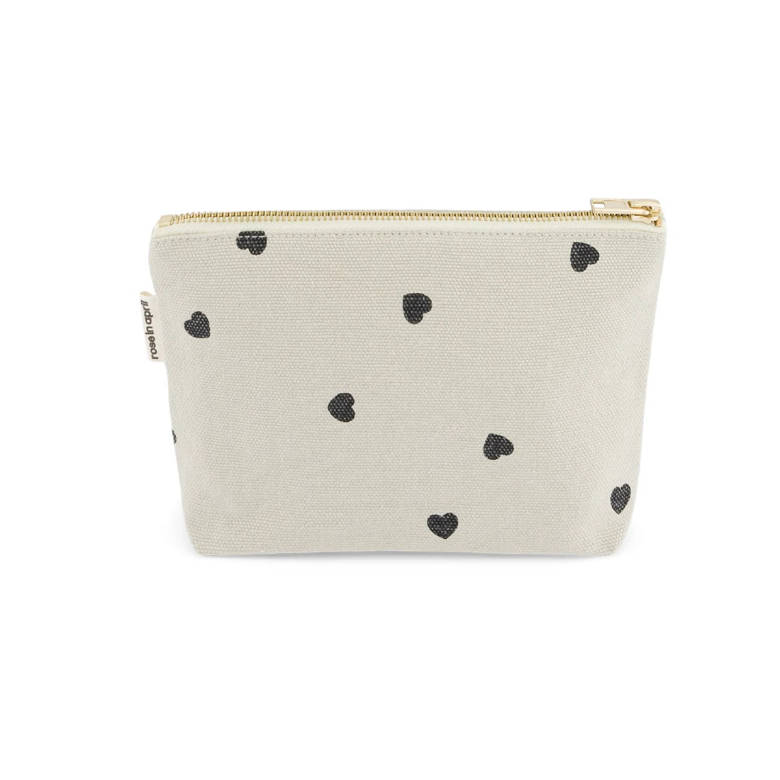 Sofia Pouch Heart Print Sand