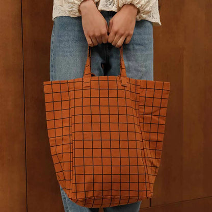 Tote Bag Elisabeth, Ginger School Check