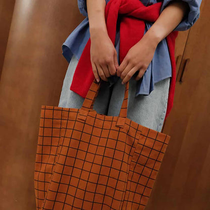 Tote Bag Elisabeth, Ginger School Check