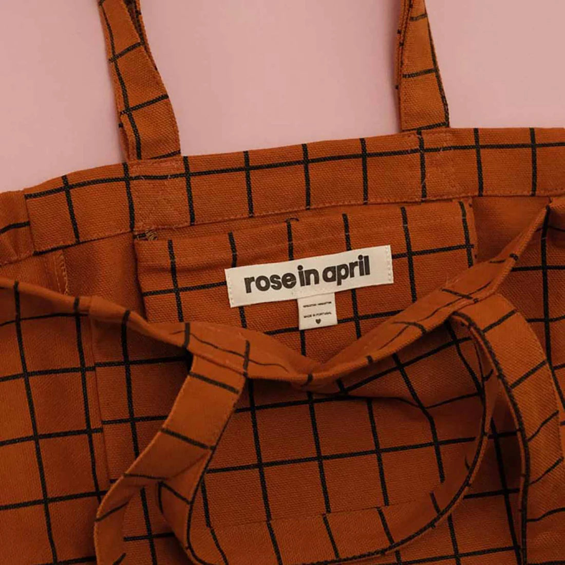 Tote Bag Elisabeth, Ginger School Check