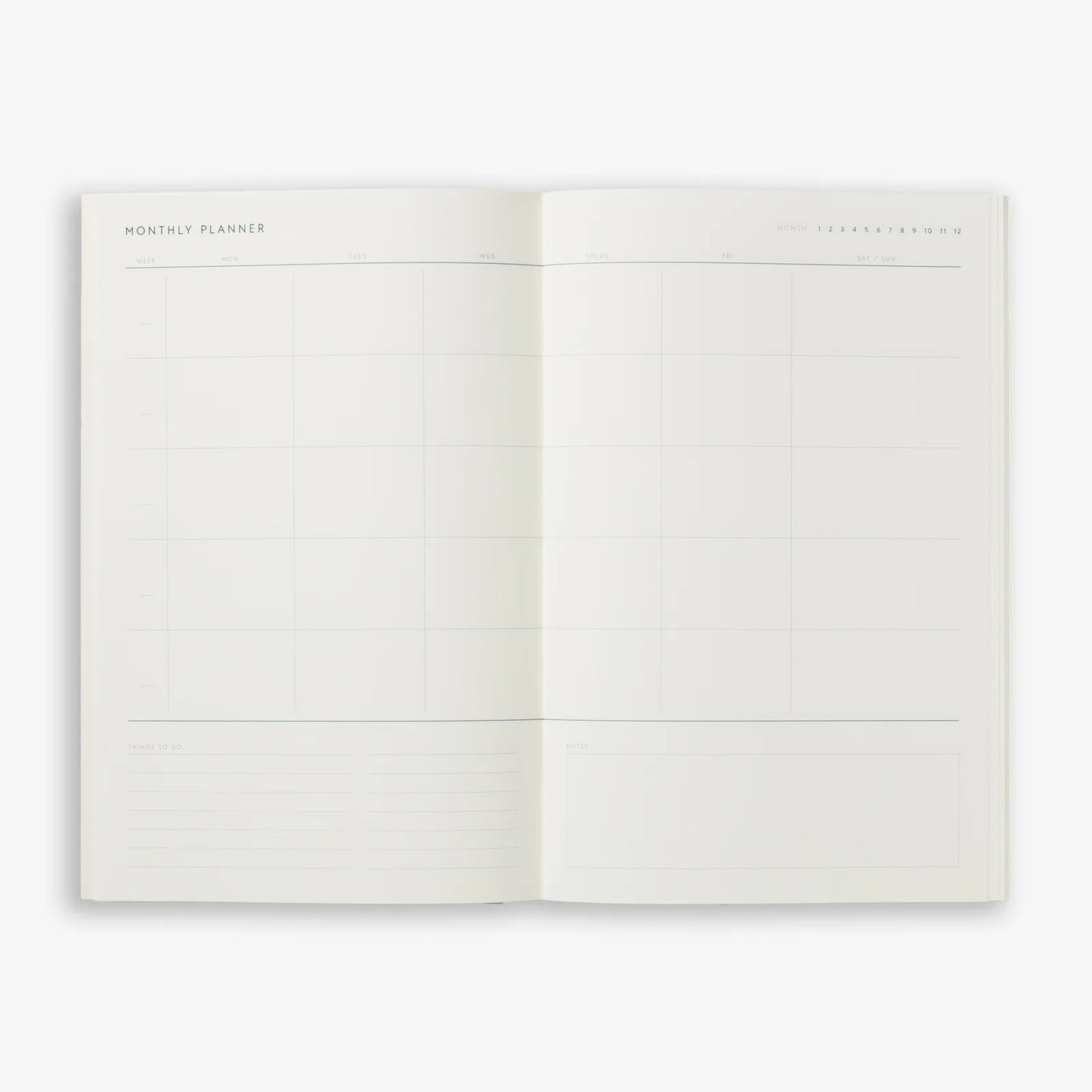 Monthly Planner Notebook