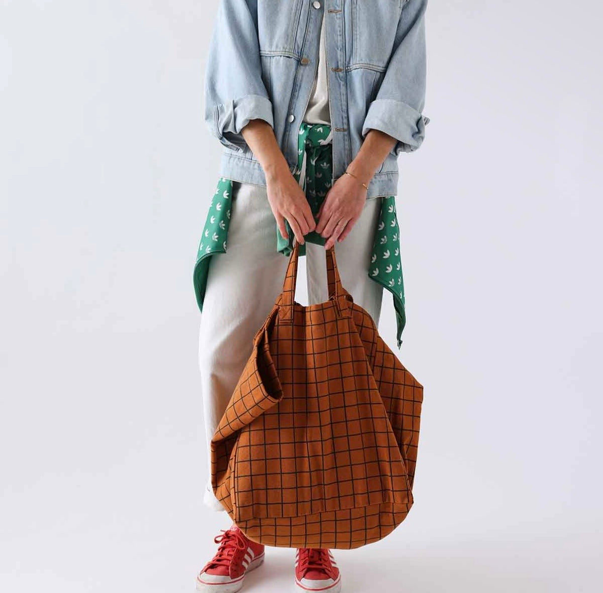 Tote Bag Elisa, Ginger School Check