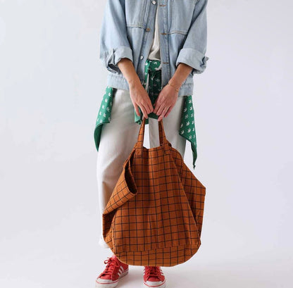 Tote Bag Elisa, Ginger School Check
