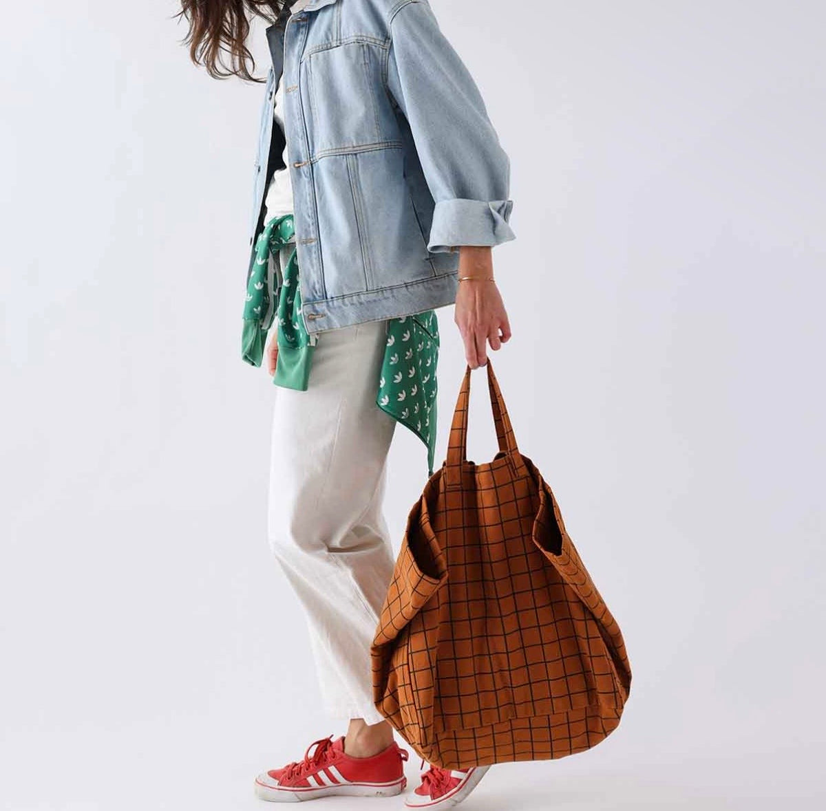 Tote Bag Elisa, Ginger School Check
