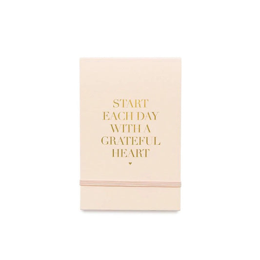 Concealed Pale Pink Notepad, Grateful Heart